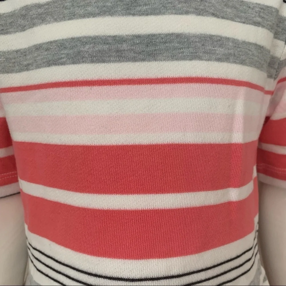 NWT GYMBOREE “Kitty In Pink” Cotton Knit Striped Dress Short Sleeves Casual Sz 6